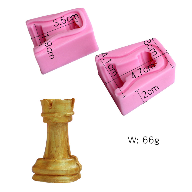 Title 8, Cake Silicone Chess Shaped 3D Baking Appliance