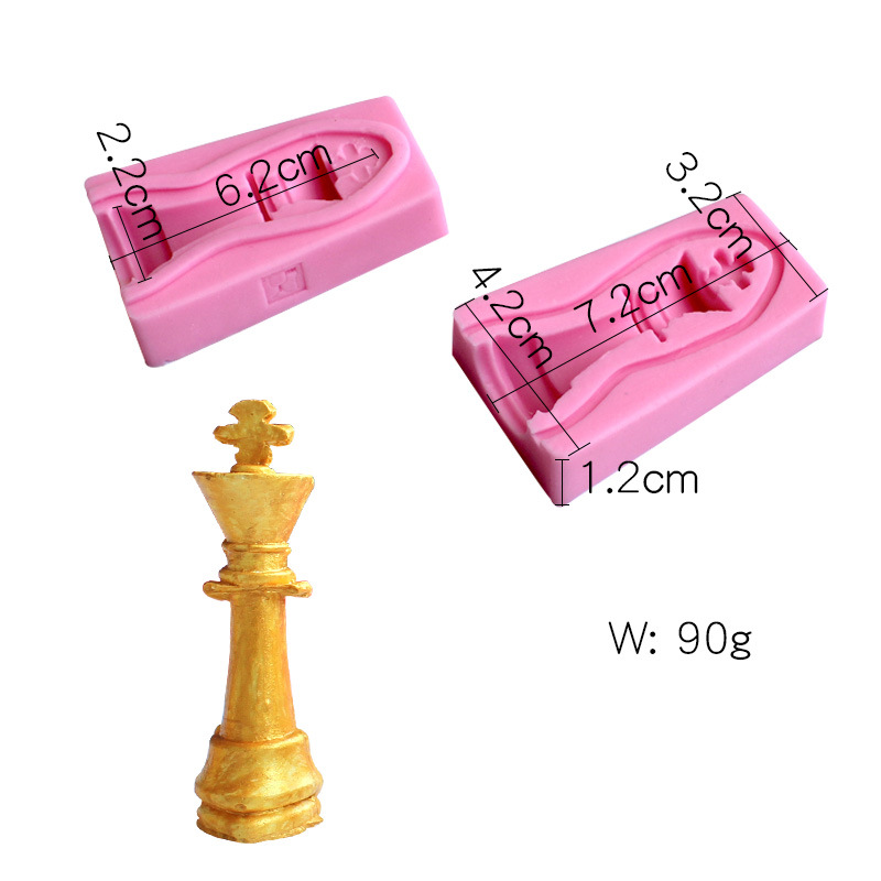 Title 10, Cake Silicone Chess Shaped 3D Baking Appliance