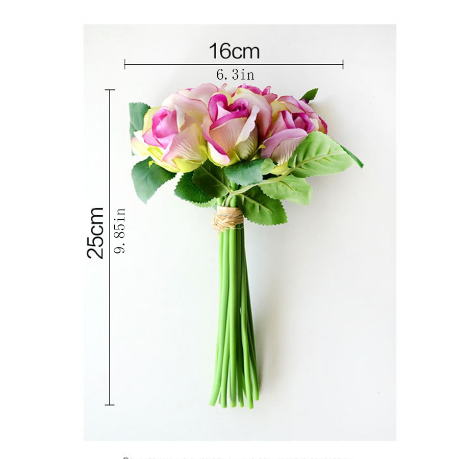 Title 2, 12 Simulated Rose Bouquets for Lasting and Eleg...