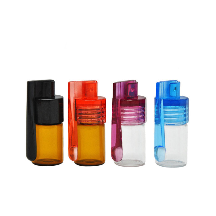 Title 3, Portable plastic glass bottom snuff bottle