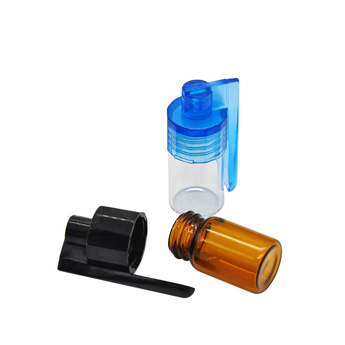 Title 4, Portable plastic glass bottom snuff bottle