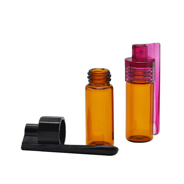 Title 6, Portable plastic glass bottom snuff bottle