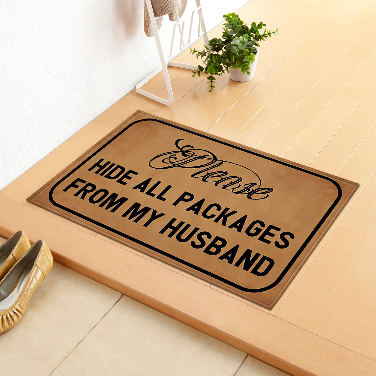 Title 3, Letter Love Theme Door Mat