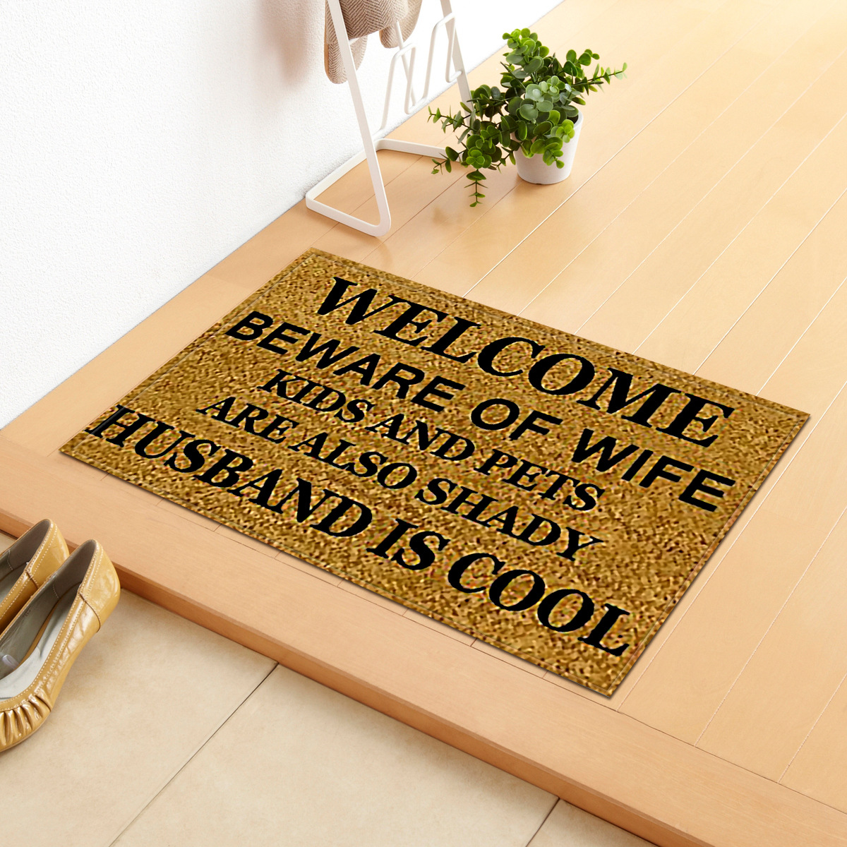 Title 7, Letter Love Theme Door Mat