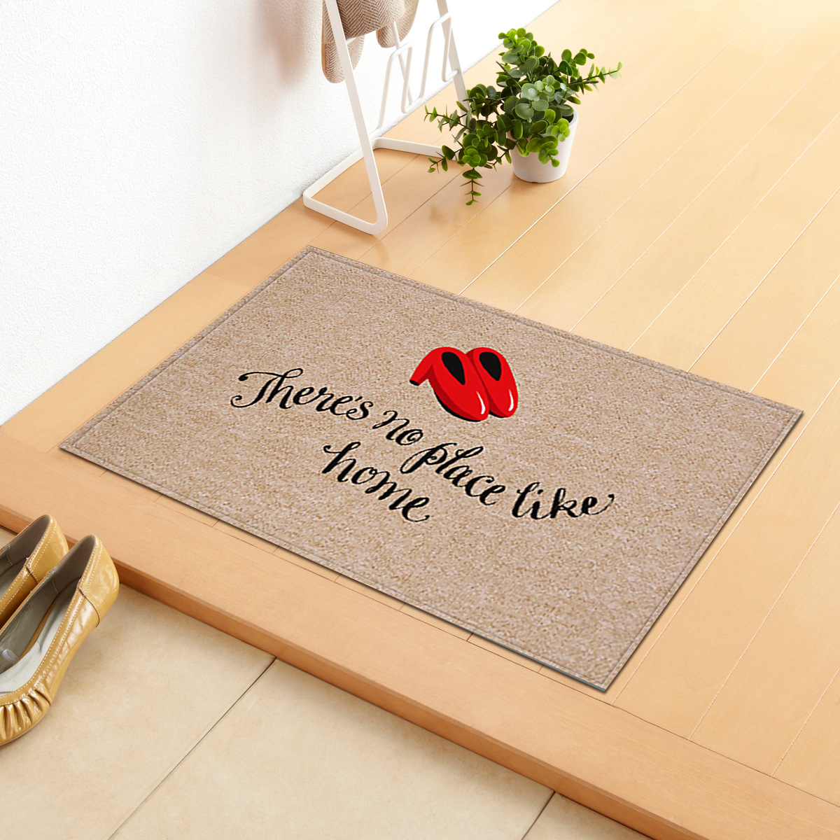 Title 8, Letter Love Theme Door Mat