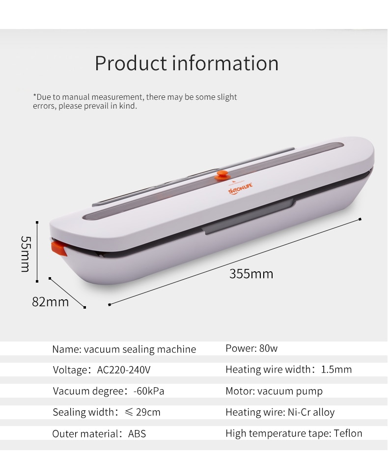 Title 12, Household Vacuum Packaging Machine