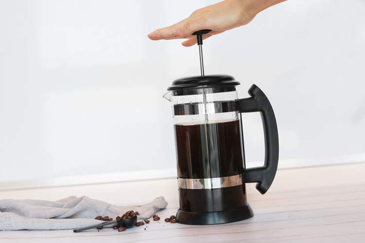 Title 4, Glass Press Filter Coffee Pot Brew rich, flavor...