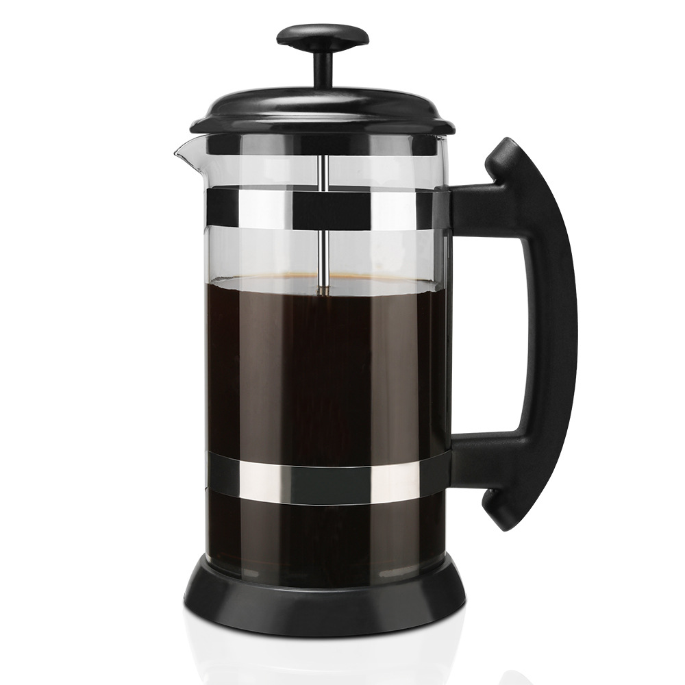 Title 8, Glass Press Filter Coffee Pot Brew rich, flavor...