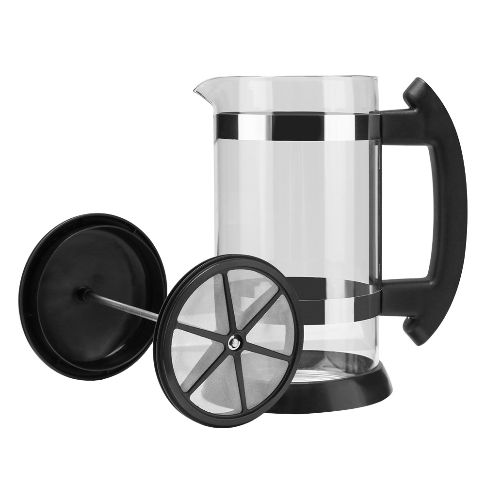 Title 9, Glass Press Filter Coffee Pot Brew rich, flavor...