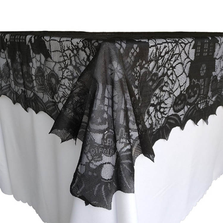 Title 2, Black spider web web tablecloth