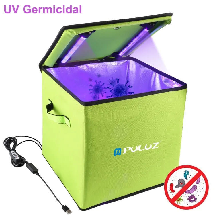 Custom size Disinfection Tent Box PULUZ 30cm UV Light Germicidal Sterilizer Disinfection Tent Box custom logo Disinfection box