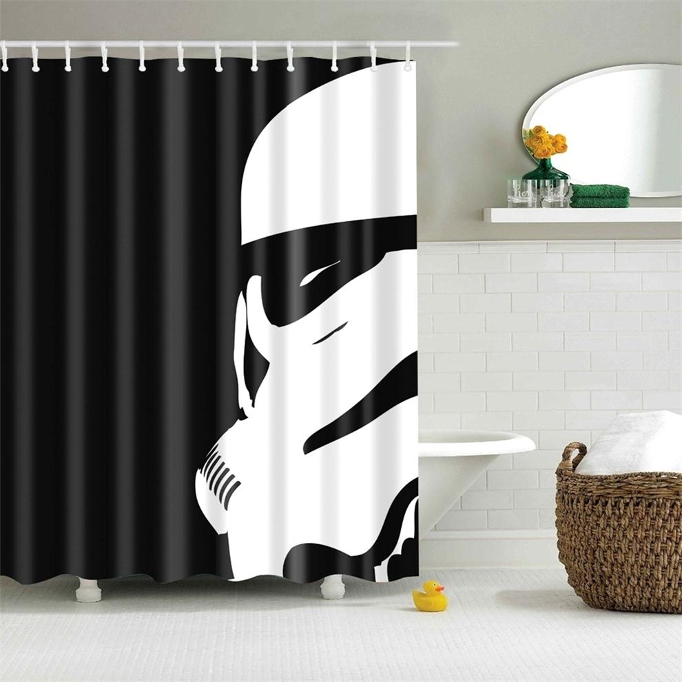 Title 1, 3D digital print waterproof shower curtain, add...