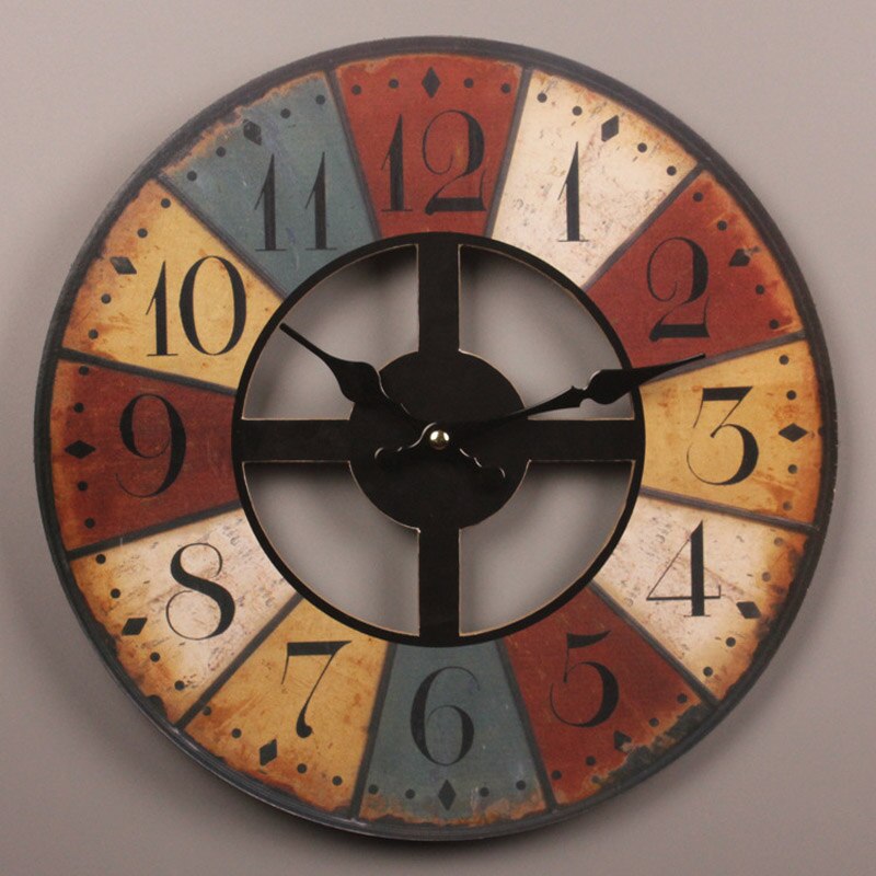 Title 4, Vintage European carved wall clock creative