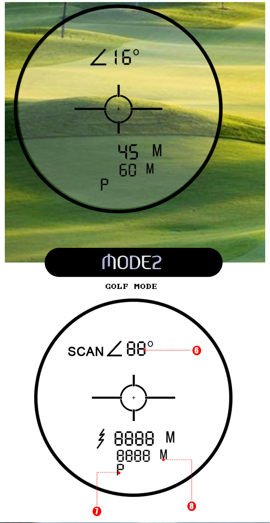 Title 5, Laser range finder telescope 600 meters high pr...