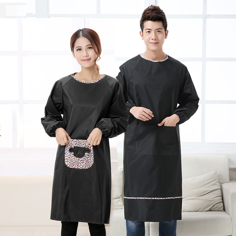 Title 9, Kitchen apron with long sleeves