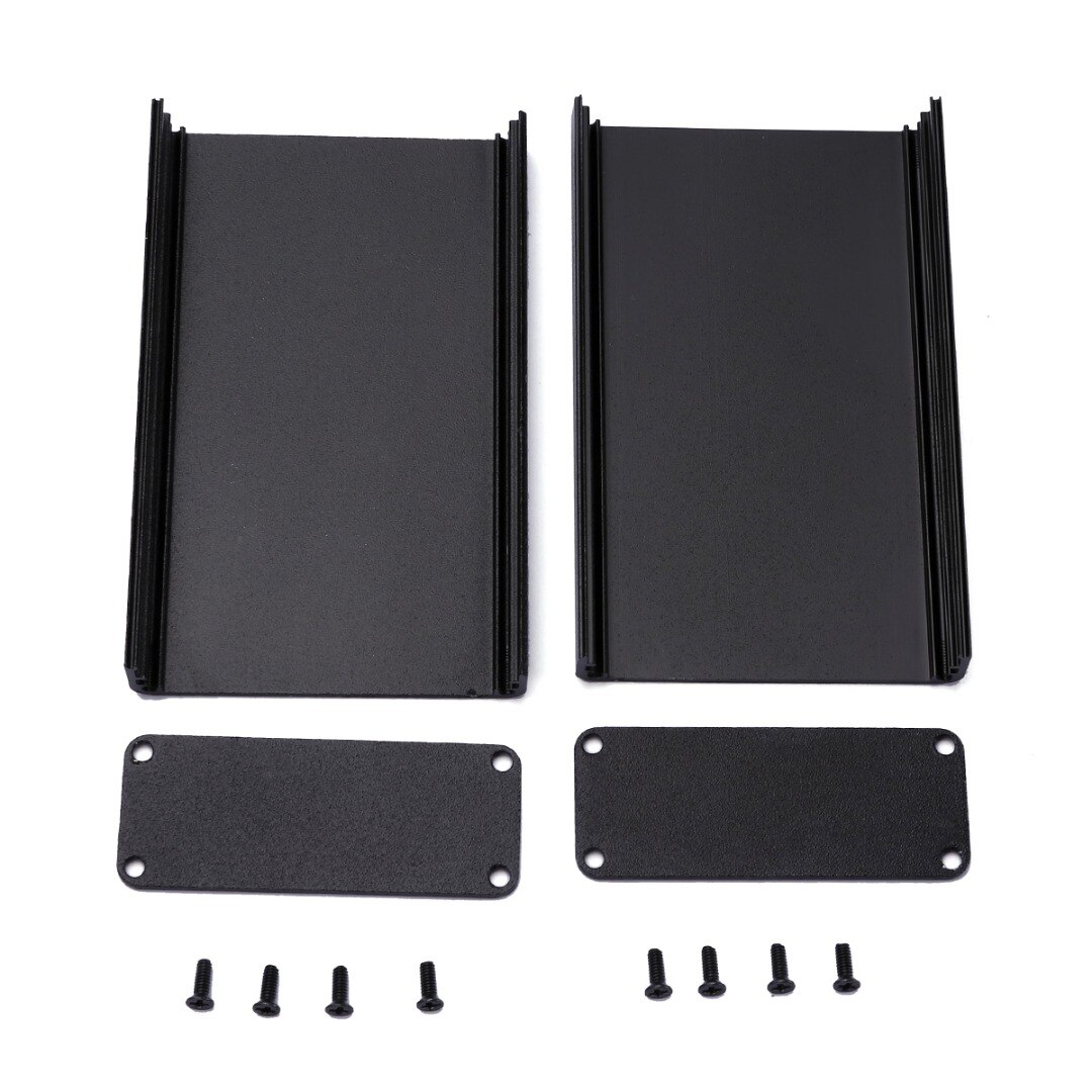 80x50x20mm Black DIY Aluminum PCB Instrument Box Enclosure Electronic Project Case Electric Supplies