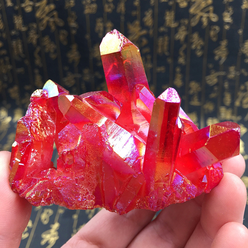 Title 1, Red Aura Crystal Cluster