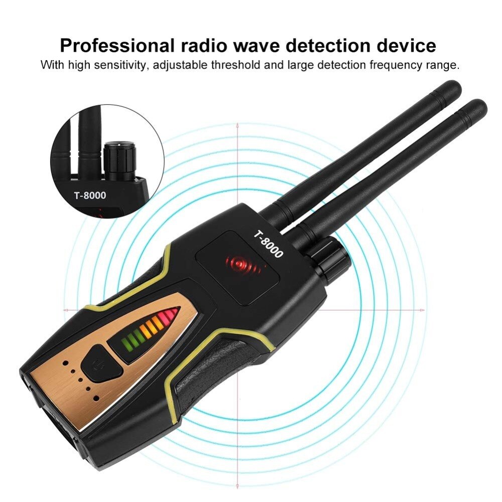 Title 1, T8000 anti-GPS tracking wireless signal detector