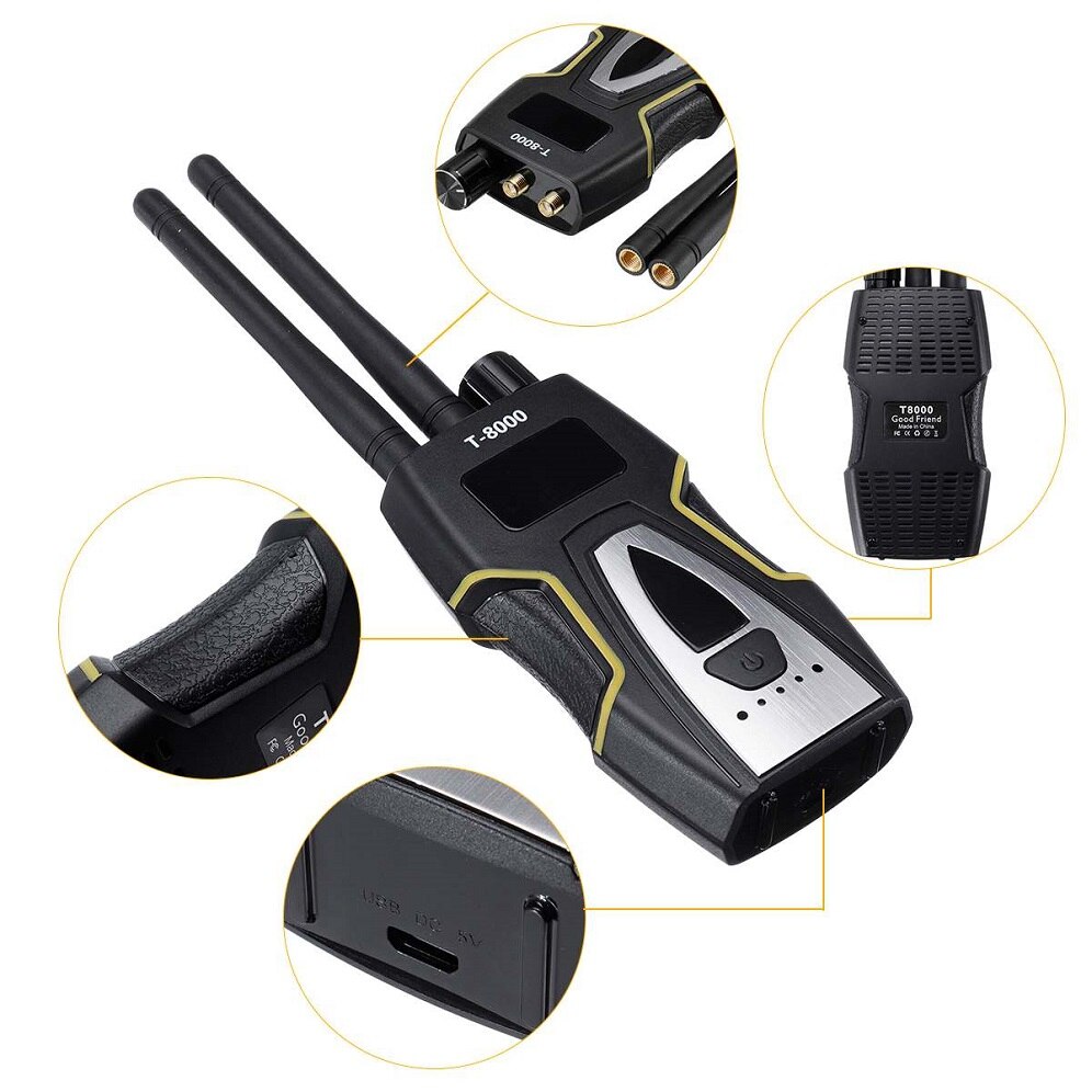 Title 6, T8000 anti-GPS tracking wireless signal detector