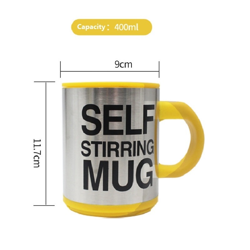 Automatic Lazy Self Stirring Magnetic Mug Creative 304 Stainless Steel  Coffee Milk Mixing Cup Blender Smart Mixer Thermal Cup - CJdropshipping