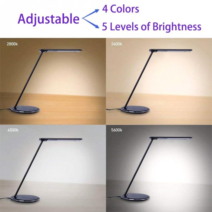 Title 5, LED desk lamp with wireless charging function