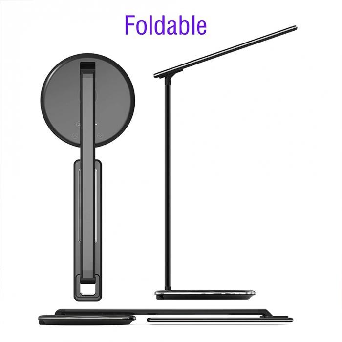 Title 9, LED desk lamp with wireless charging function