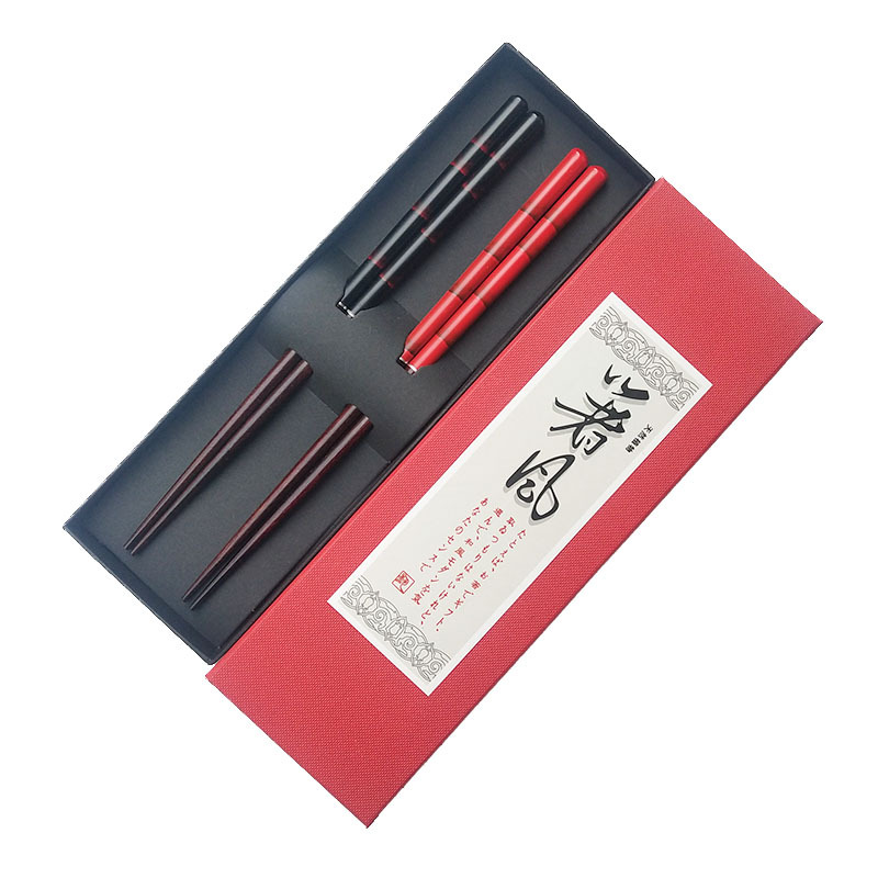 Title 1, Couple Chopsticks Wooden Chopsticks Box