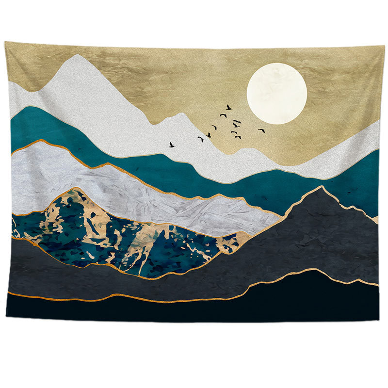 Title 6, Sunset Hill tapestry for home decor, wall art t...