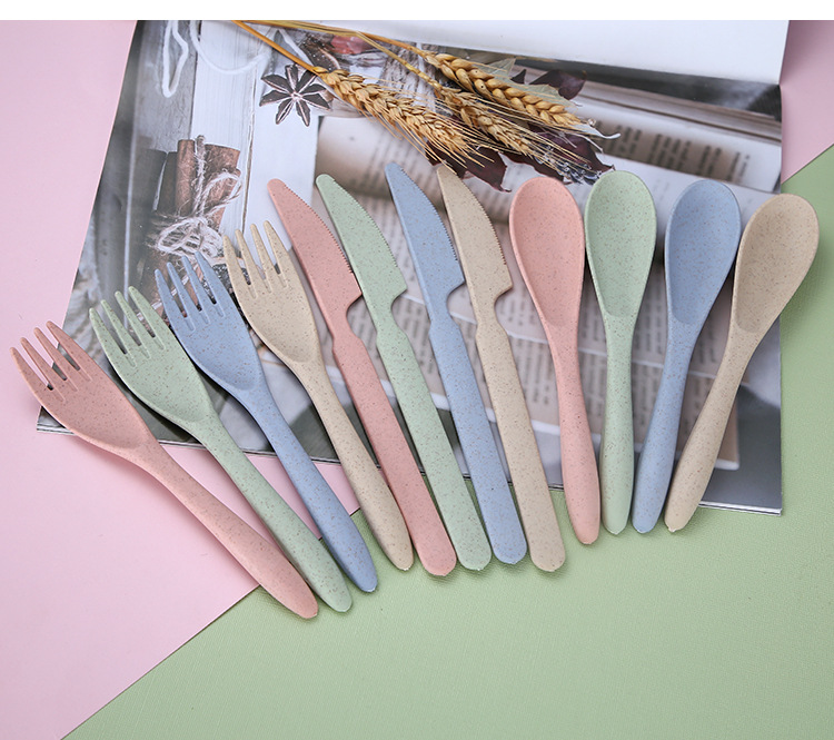 Title 5, Wheat straw portable cutlery box set