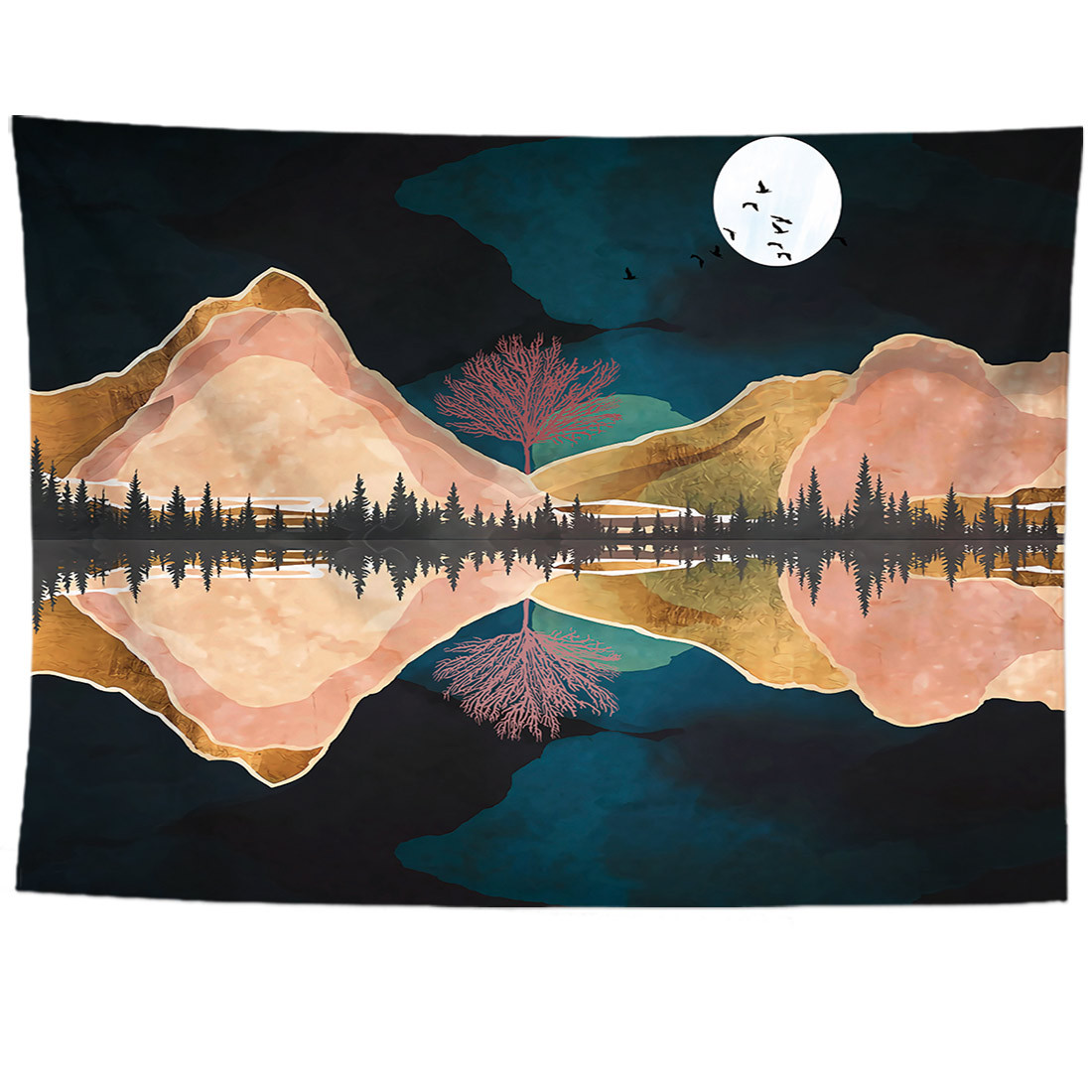 Title 26, Sunset Hill tapestry for home decor, wall art t...