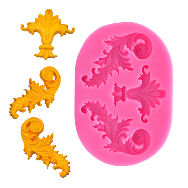 Title 3, Flower vine embossed cake silicone mold Create ...