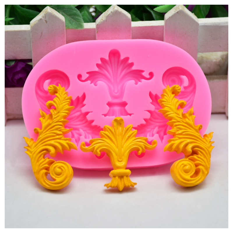 Title 4, Flower vine embossed cake silicone mold Create ...