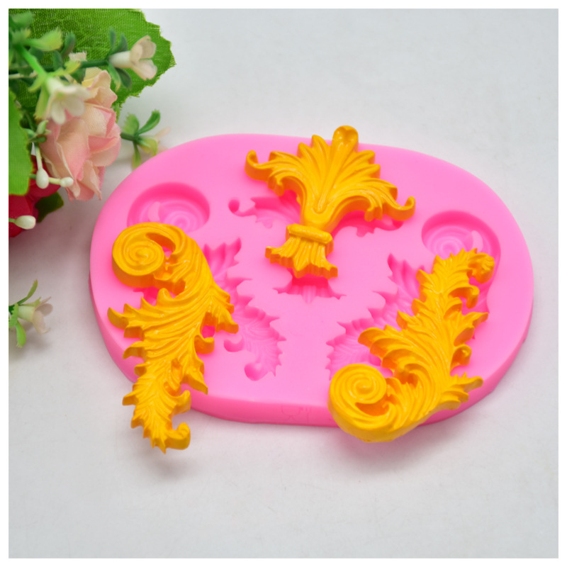 Title 5, Flower vine embossed cake silicone mold Create ...