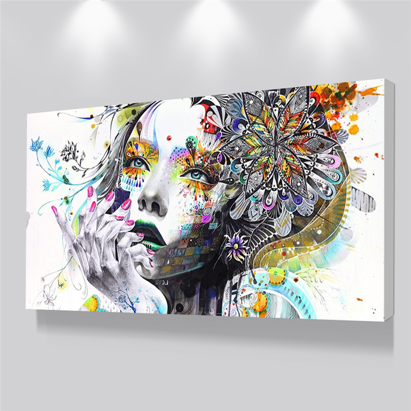 Beautiful-Flower-Girl-Painting