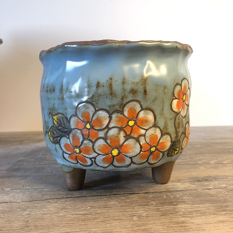 Title 3, Ceramic fleshy flower pot