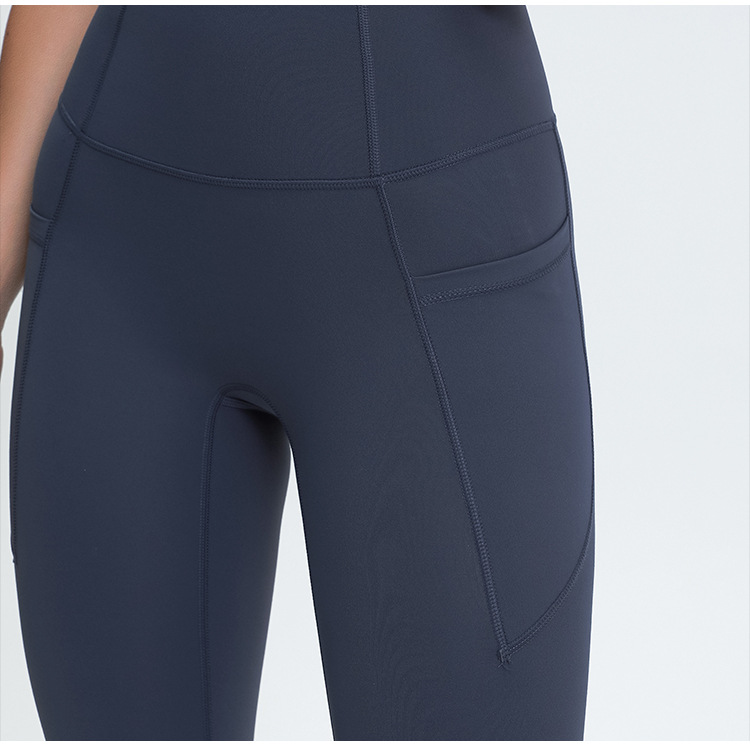 Title 7, Yoga broek met hoge taille en zakken, geen T-li...