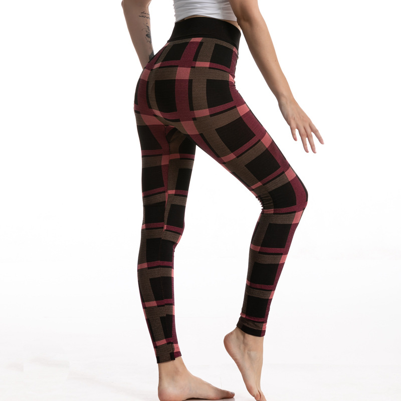 Title 4, Mallas Leggings Jacquard a Cuadros para Mujer, ...