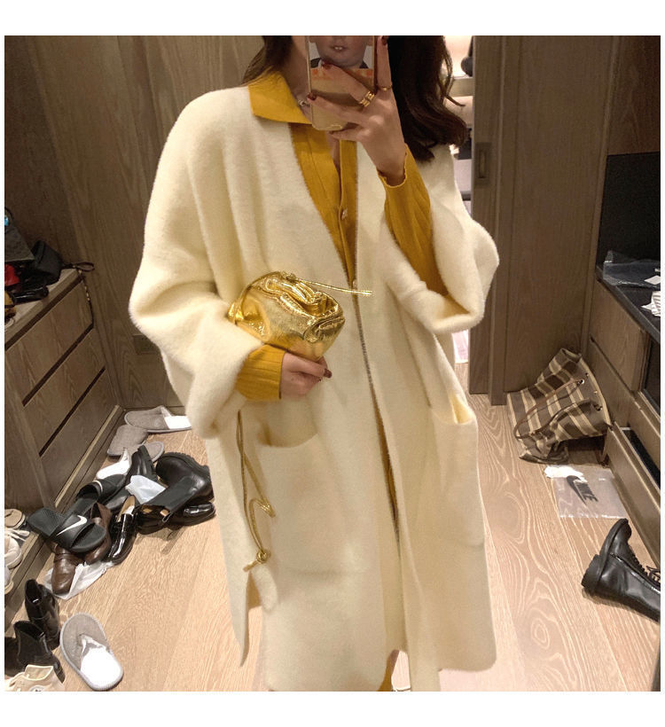 Title 10, Loose Retro Womens Autumn And Winter Mink Swea...