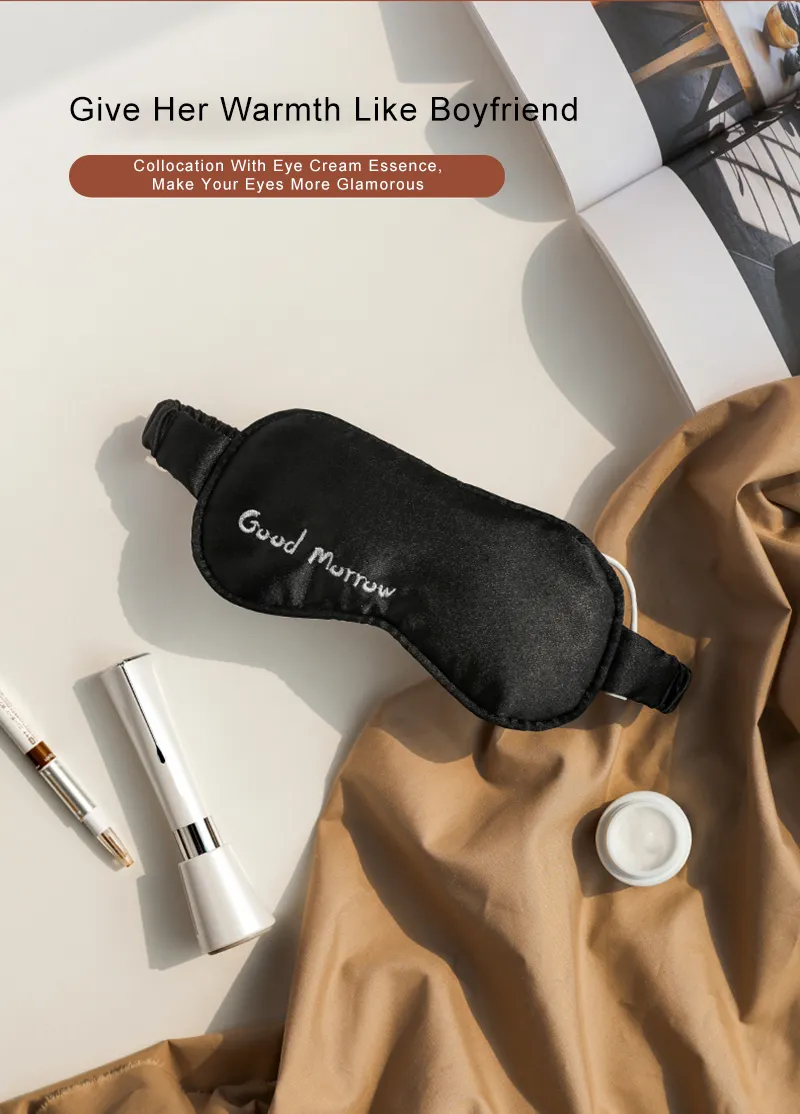 RK-W17 Graphene Heating USB Dry Eye Mask with Flaxseed Warm Therapy Unclog gland Blue