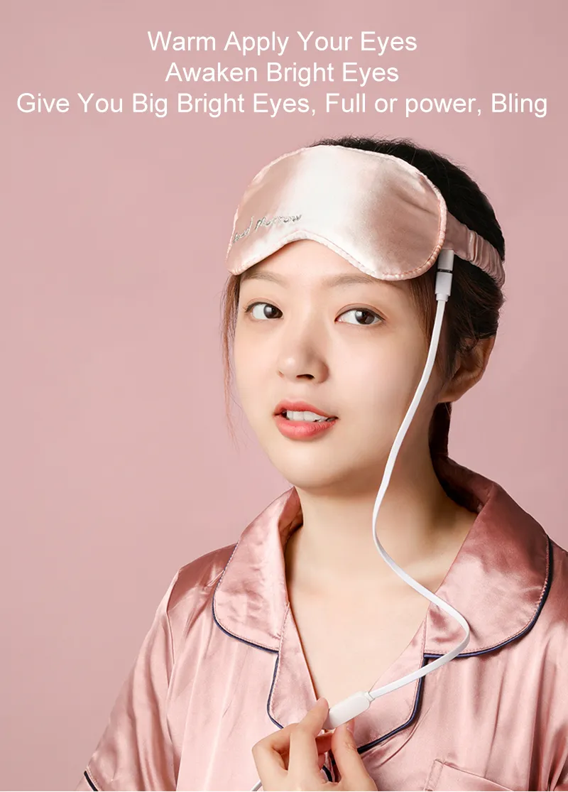 RK-W17 Graphene Heating USB Dry Eye Mask with Flaxseed Warm Therapy Unclog gland Blue