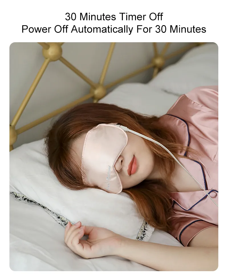 RK-W17 Graphene Heating USB Dry Eye Mask with Flaxseed Warm Therapy Unclog gland Blue