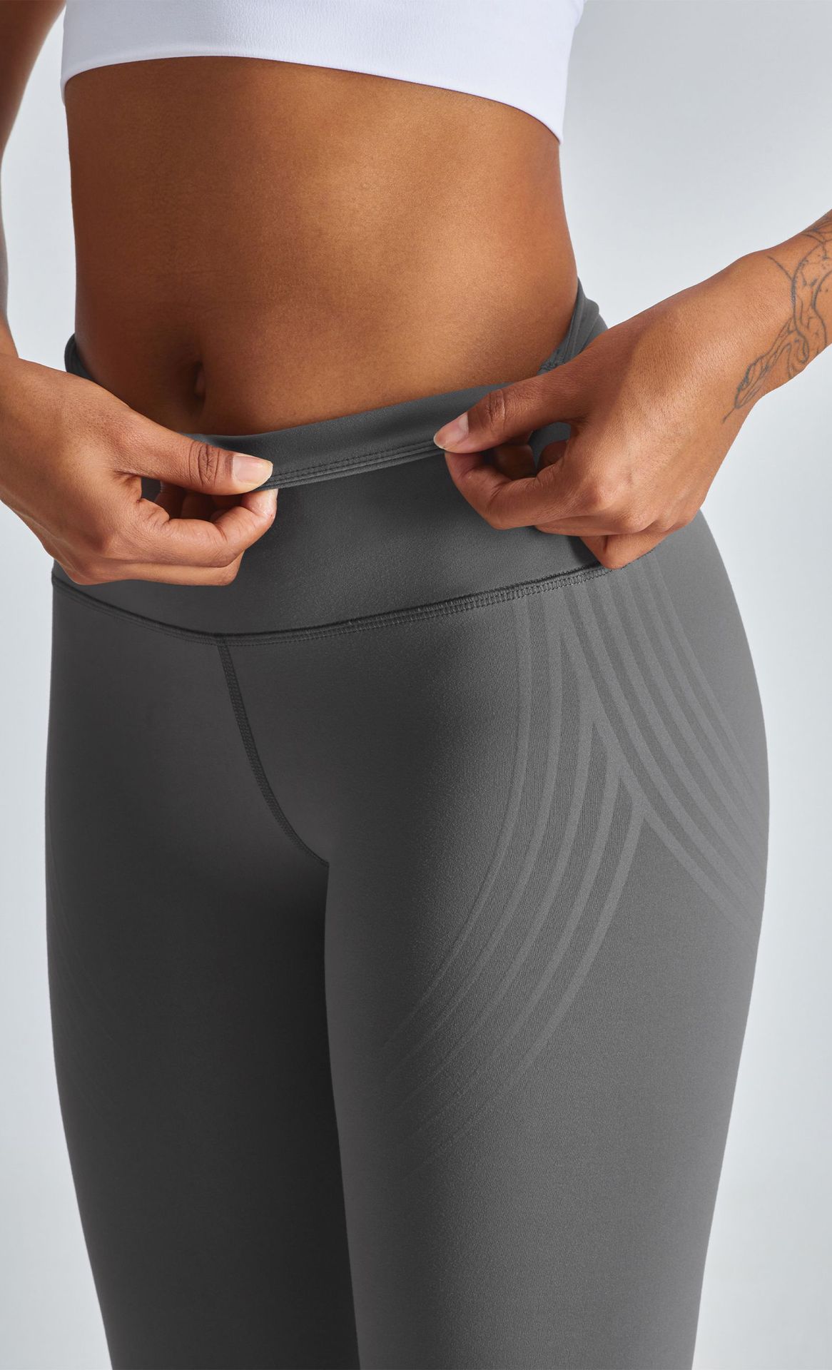 Title 3, High waist nude perzik yoga broek voor dames, l...