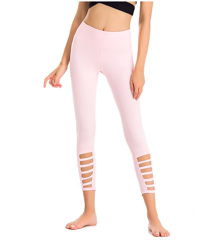 Title 1, Tight-fitting Yoga Pants, Nine-point design, St...