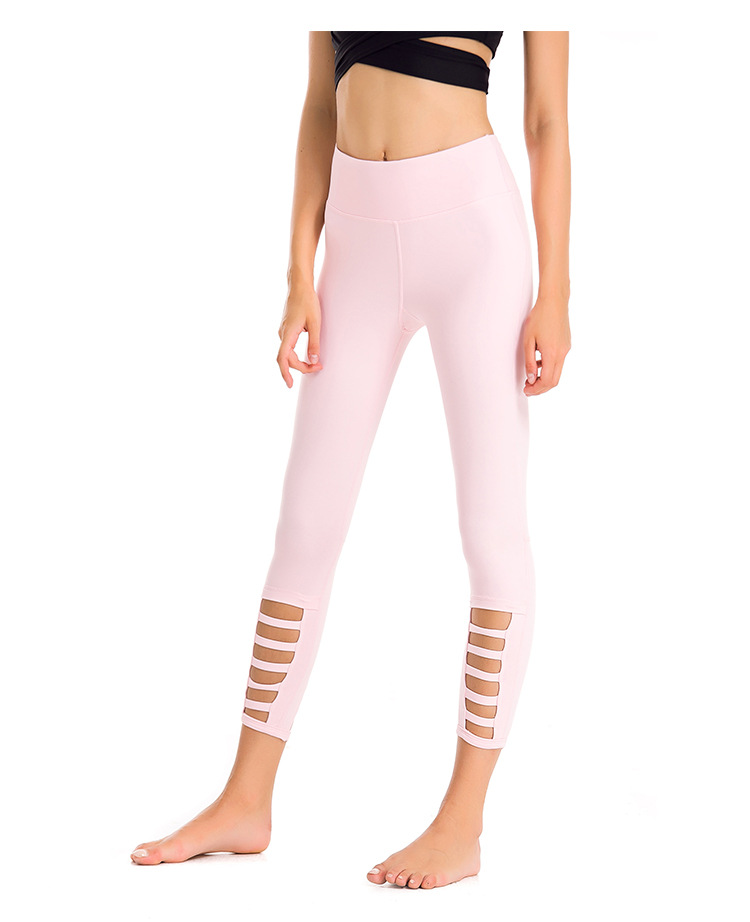 Title 5, Tight-fitting Yoga Pants, Nine-point design, St...