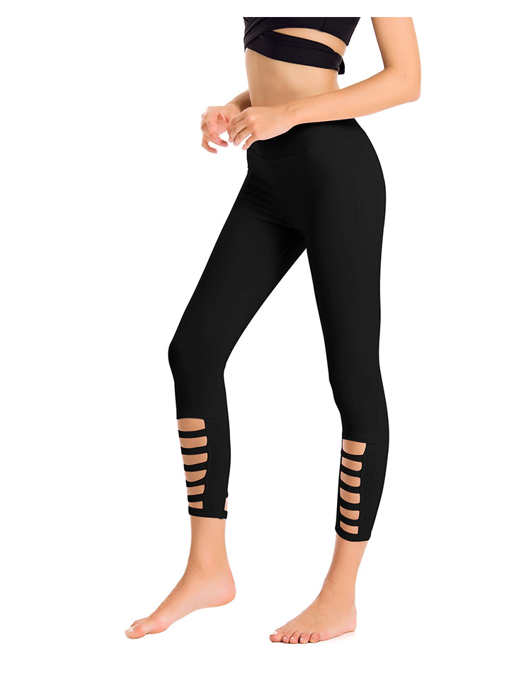 Title 10, Tight-fitting Yoga Pants, Nine-point design, St...