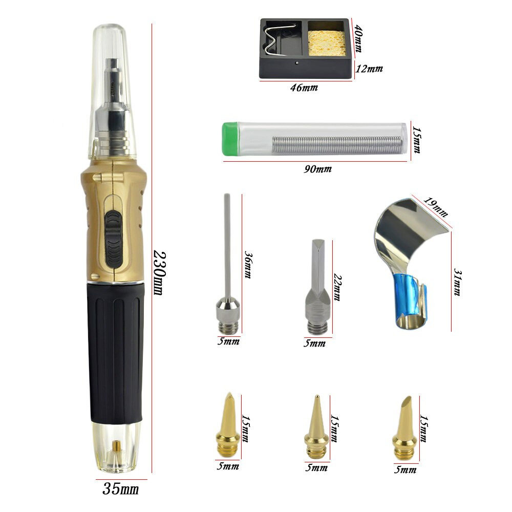 Title 1, Automatic point gas soldering iron