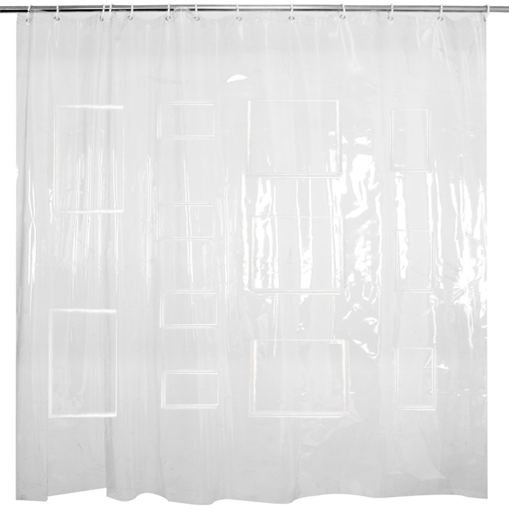 Title 1, Thicker shower curtain for enhanced privacy and...