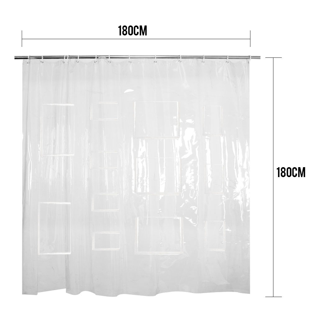 Title 8, Thicker shower curtain for enhanced privacy and...