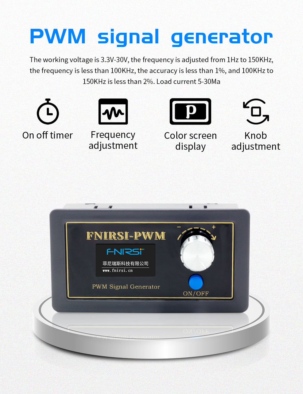 Title 1, FNIRSI-PWM Rechteck- und Quadratwellen-Signalge...