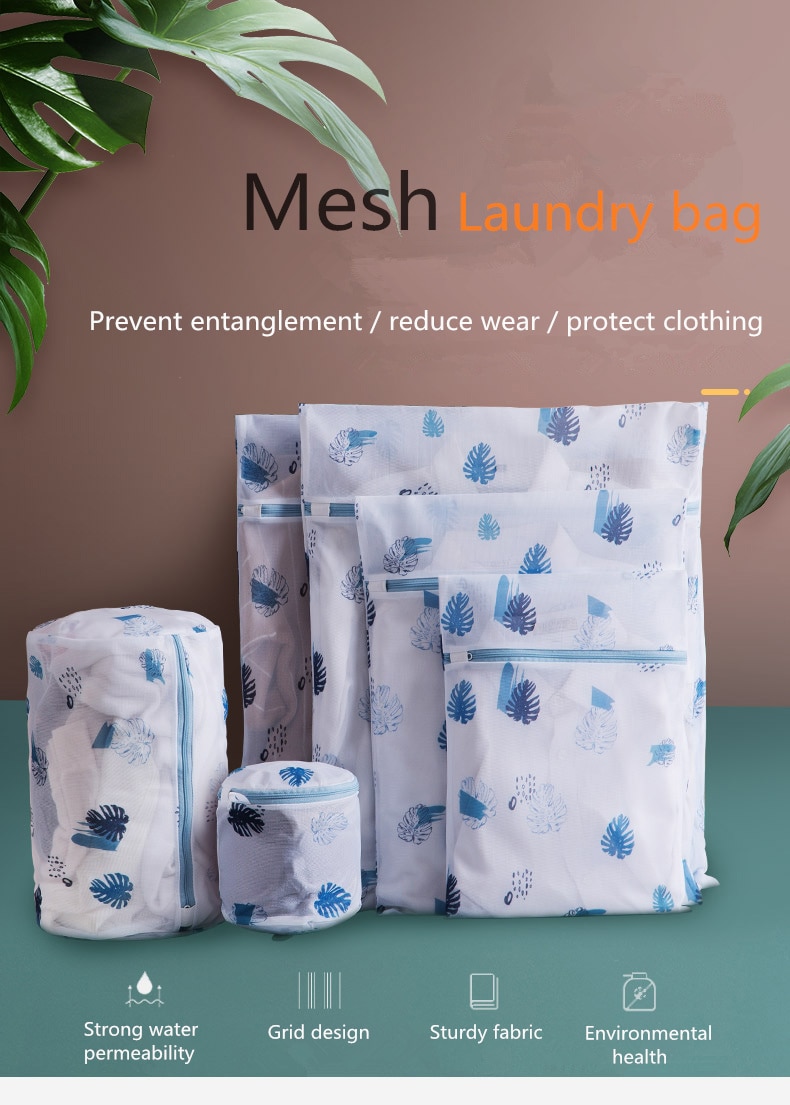 Title 1, Printed Polyester Mesh Laundry Bag Protects del...